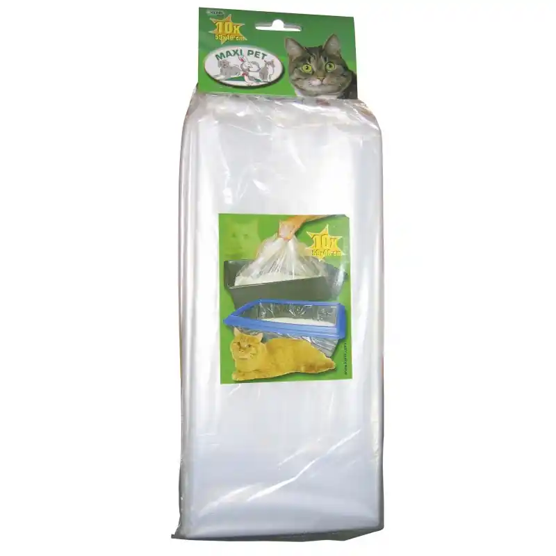 Certifié SACS DE LITIERE CHATS BAC 59X46CM X10