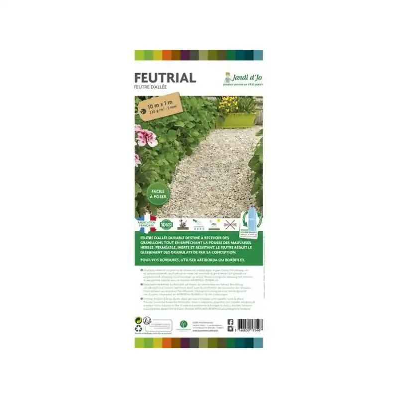 Prix Cassé Feutre de Terrasssement 220 g/m² - Feutrial, Protection et Drainage Optimal pour Le jardin