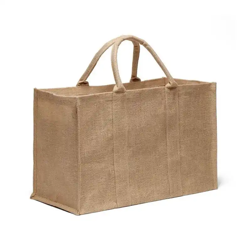 Sac jute naturel 55x35x25cm écologique et durable pour jardin et artisanat Nouveauté