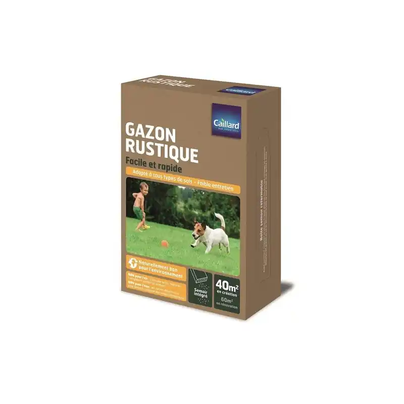 Gazon Rustique Caillard 1kg - Semences de qualité pour un jardin verdoyant et résistant Nouvel Arrivage