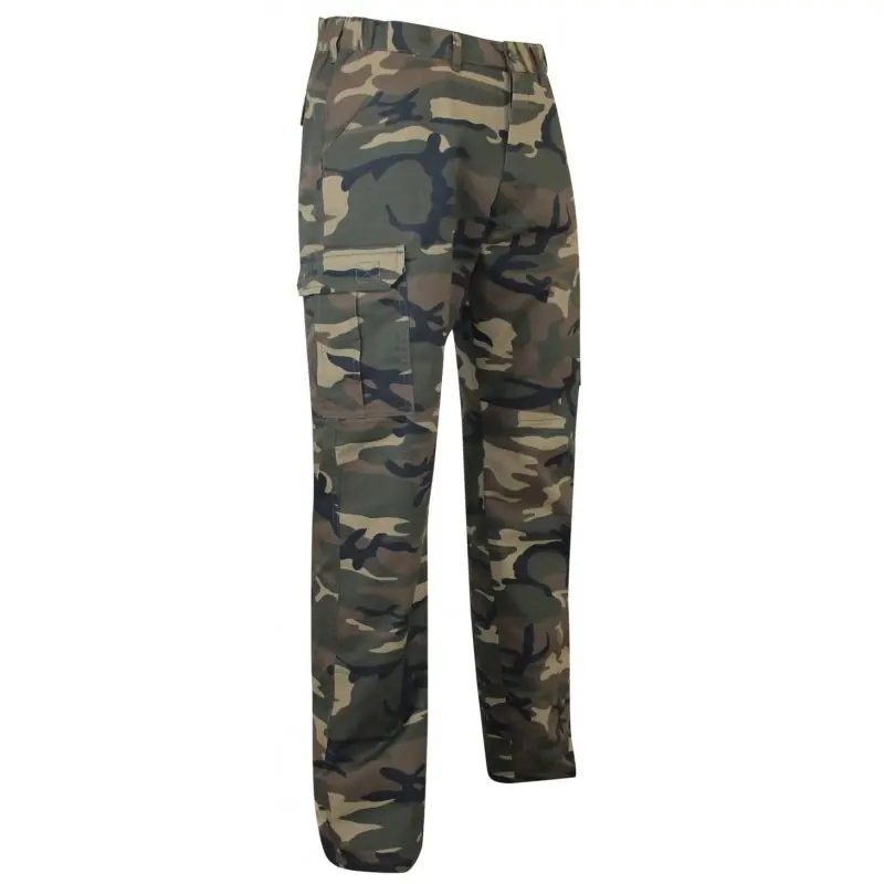 PANTALON DE TRAVAIL MULTIPOCHE SANGLIER CAMOUFLAGE HOMME - LMA Vente Flash