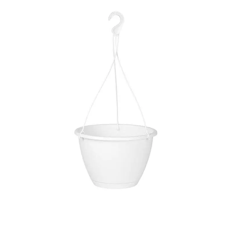 Petit Prix Pot de Suspension Algarve 30 cm Blanc – Artevasi, Idéal pour Plantes d‘Intérieur et Décoration