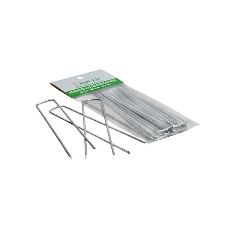 Prix Réduit Agrafes Autopercantes - Sachet de 10 Agrafes Pratiques pour jardinage