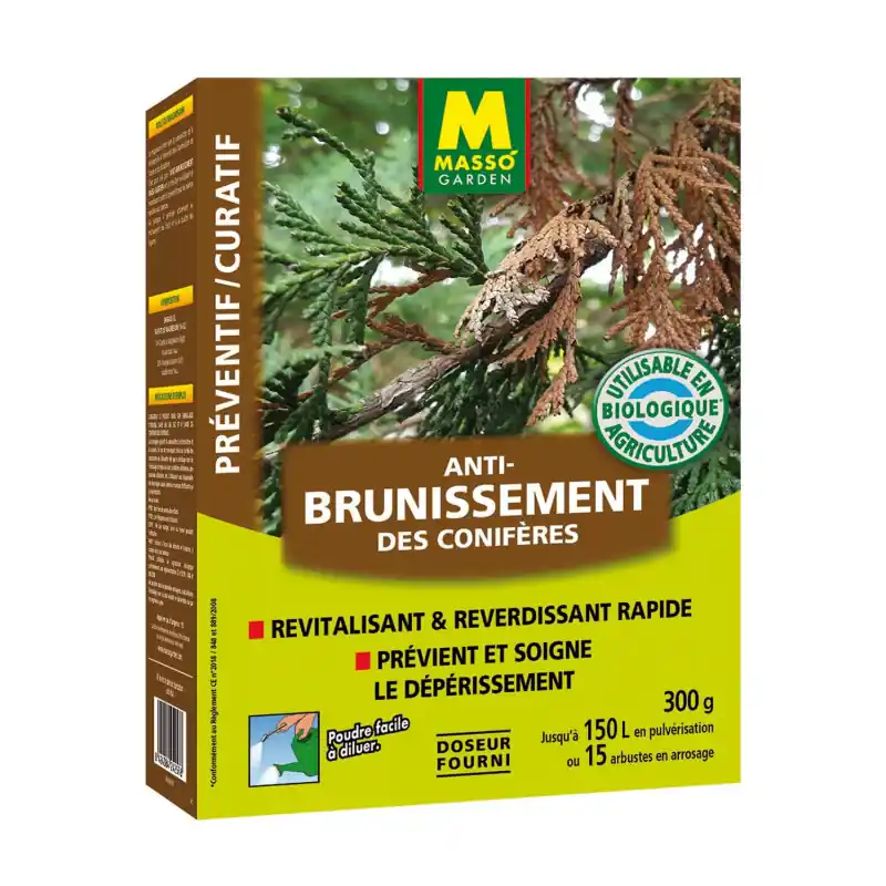 Anti-Brunissement des Conifères 300g - Protection Efficace pour Vos Conifères Affaire À Saisir