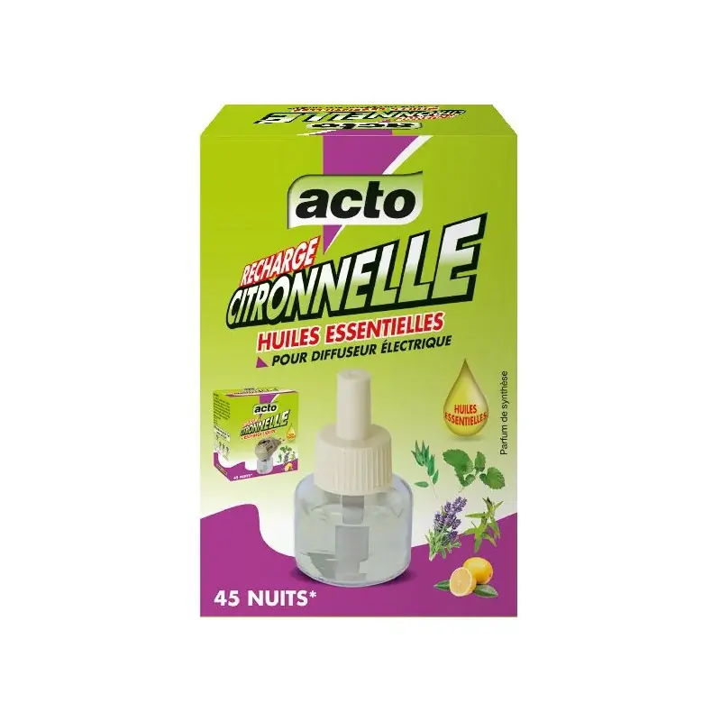 Recharge liquide citronnelle – 1 recharge de parfum naturel et rafraîchissant Commander Maintenant