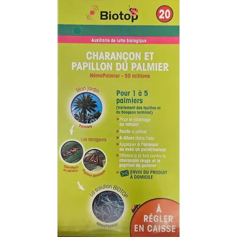 Pochette Nemapalmier 50M Biotop Quantité Limitée