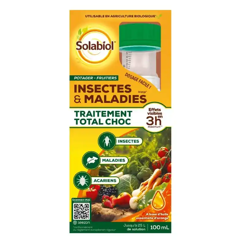 Traitement Total Potager 100ml – Anti-maladies & Insectes Efficace Commander Maintenant