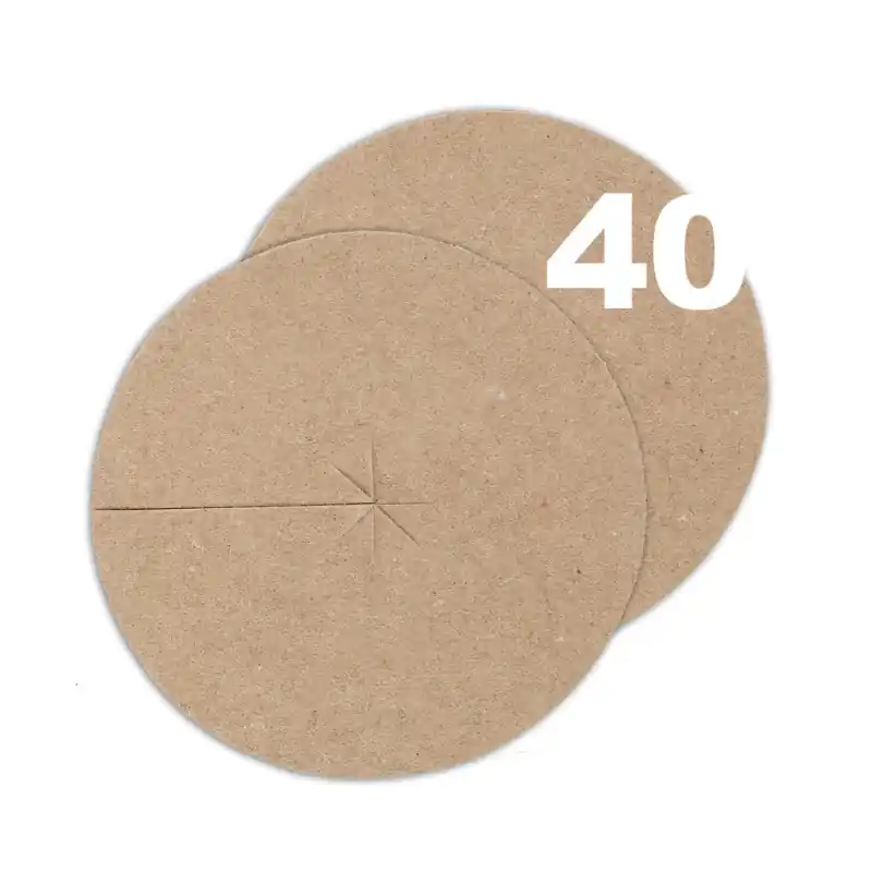 Disques feutre jute ø40cm - lot de 2 pour jardin écologique Produit De Marque