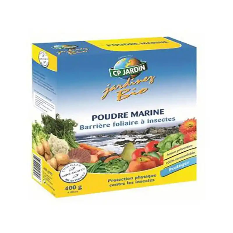 Retour Gratuit Poudre Marine Barrière Insectes 400g - Protection Naturelle pour Votre Jardin