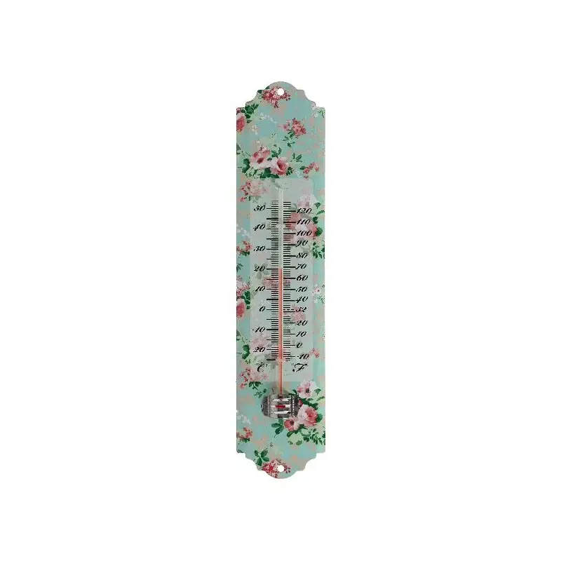 Thermomètre Décoratif Roses Élégantes - Précision et Style pour Votre Intérieur Top Vente