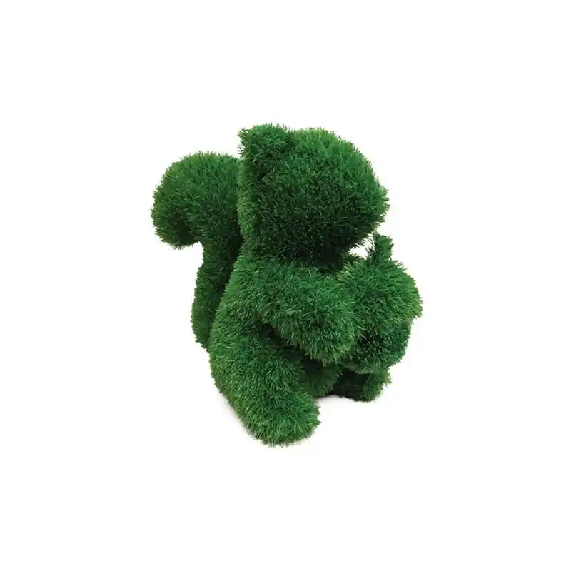 Pas Cher Écureuil Assis en Gazon - Statue Décorative H 35 cm pour Jardin et Terrasse
