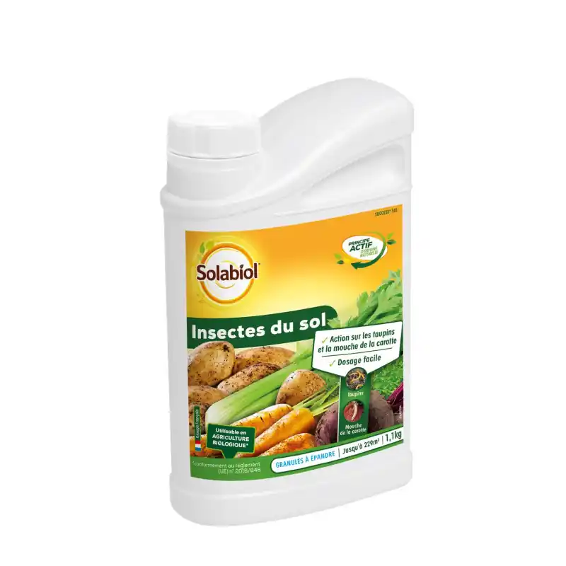 Offre Limitée Insectes Du Sol 1,1Kg – idéal contre les insectes et vers mangeur de racines