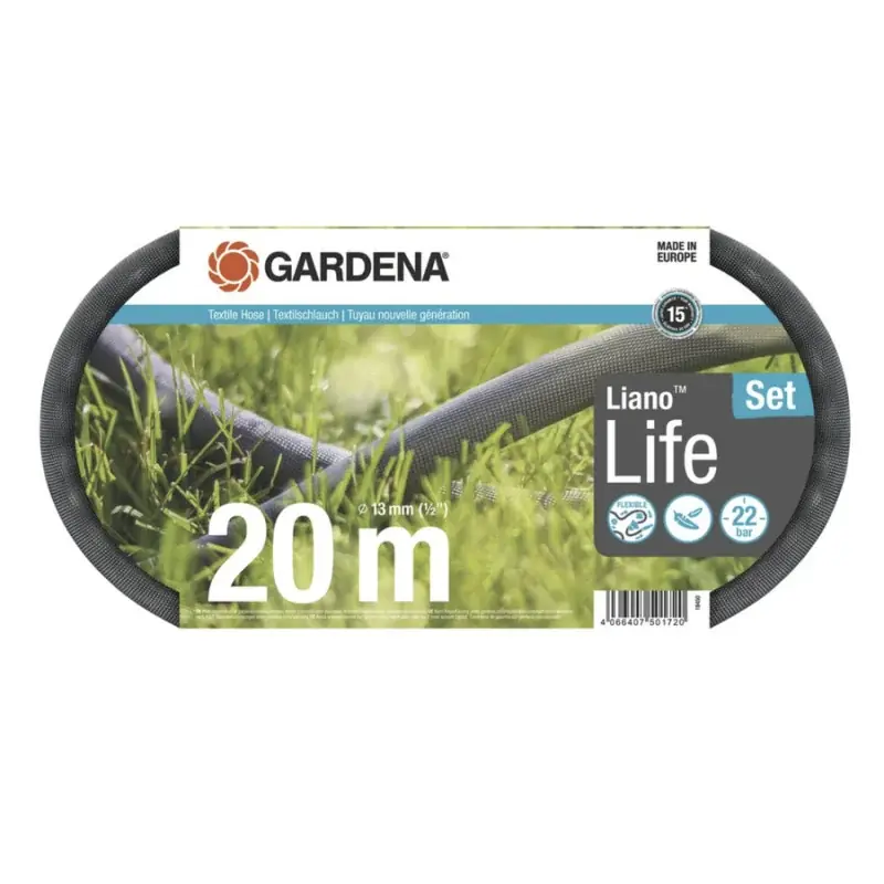 Expédition Rapide Kit tuyau souple liano life 20m - arrosage nouvelle génération du jardin
