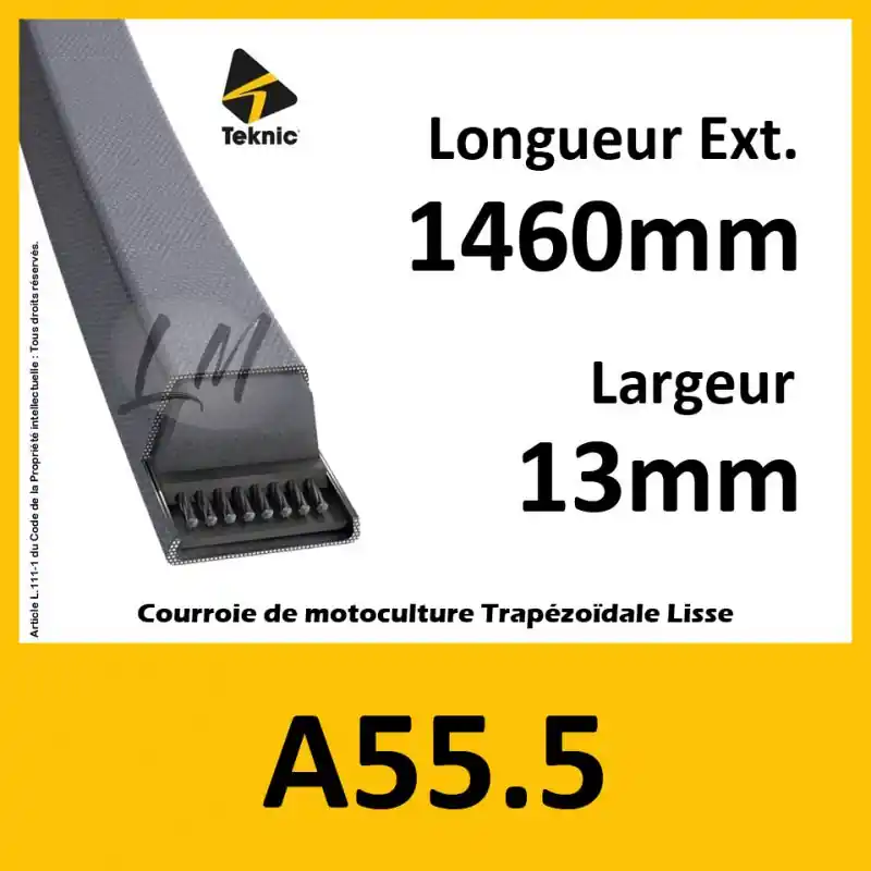 Satisfait Ou Remboursé Courroie A55.5 – Teknic