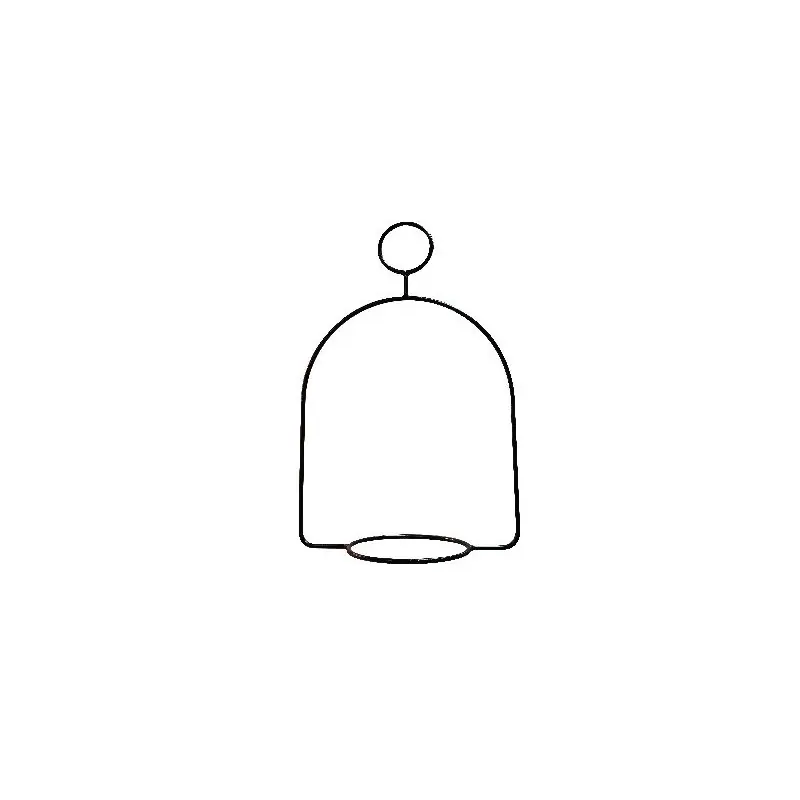 Promotion Saisonnière Suspension cloche h,35cm pour 1 pot diam 16cm