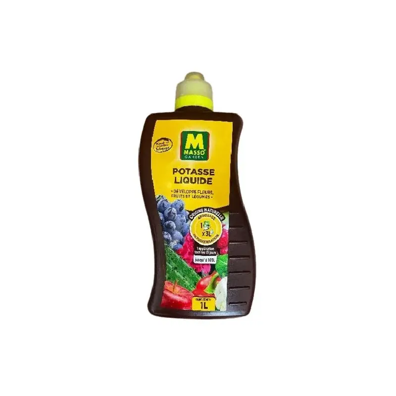 Potasse Liquide 1 L – Engrais Naturel pour Plantes, Fertilisant Efficace et Pratique Solde