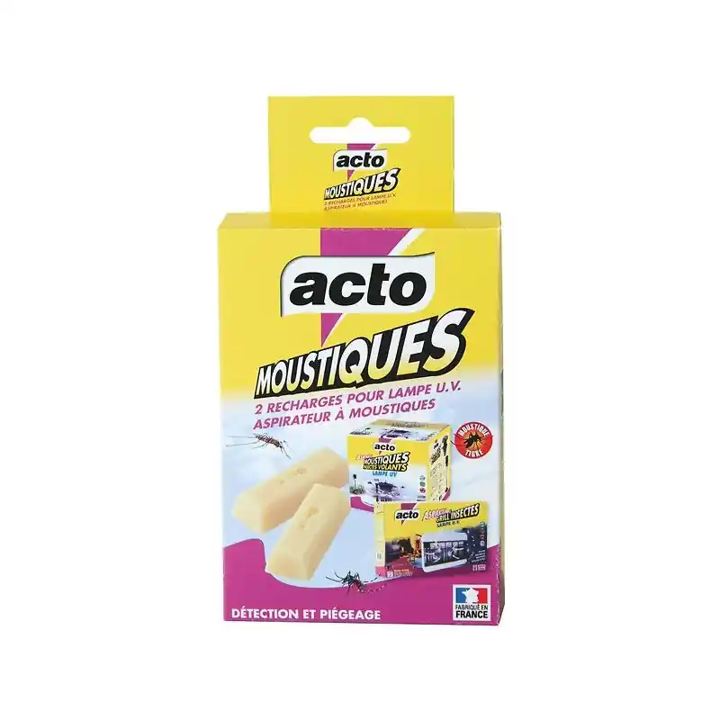 Recharges attractifs acto pour aspirateur à moustiques – 2 unités Commander Maintenant