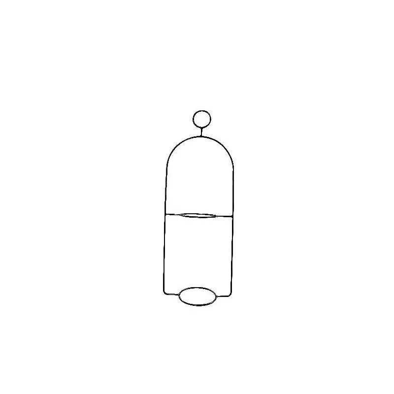 Suspension cloche h,70cm pour 2 pots diam 16cm Bon Plan