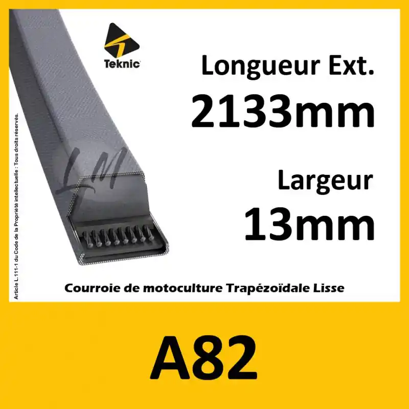 Super Prix Courroie A82 – Teknic