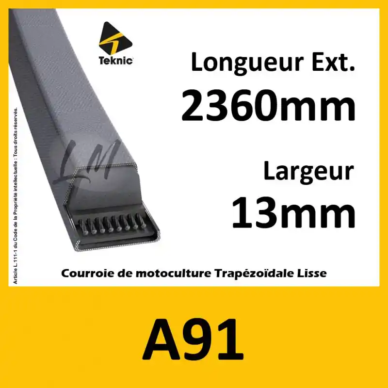Usine Directe Courroie A91 – Teknic