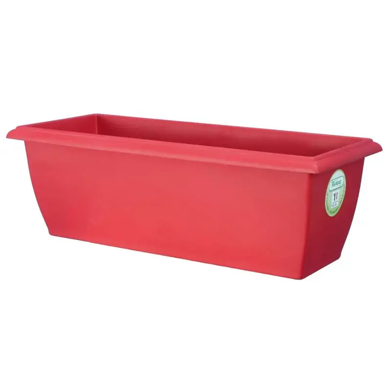 /Jardinière Évolution 60 Rouge – Pot Riviera pour Plantes et Fleurs Vente Directe