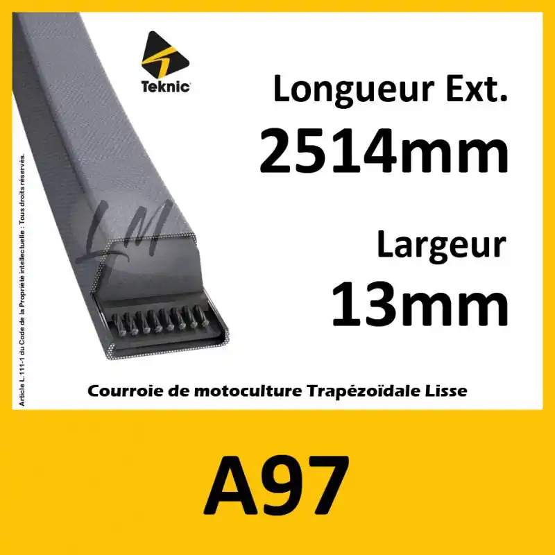Solde Courroie A97 – Teknic