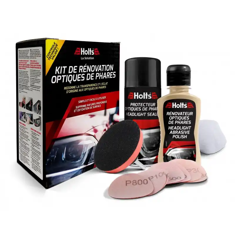 KIT RÉNOVATION OPTIQUE DE PHARE – HOLTS Jusqu&rsquo;à Épuisement Des Stocks