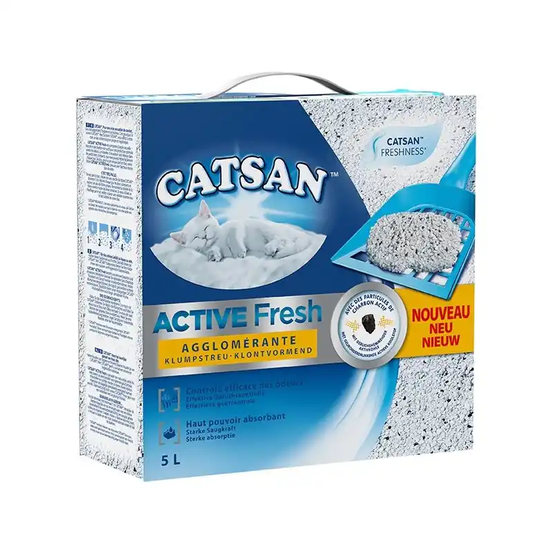 LITIÈRE ACTIVE FRESH 5L – CATSAN Prix Choc