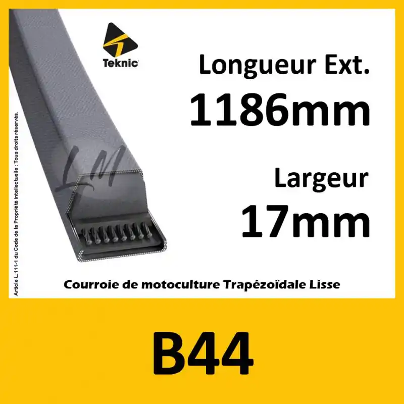 Soldes Courroie B44 – Teknic