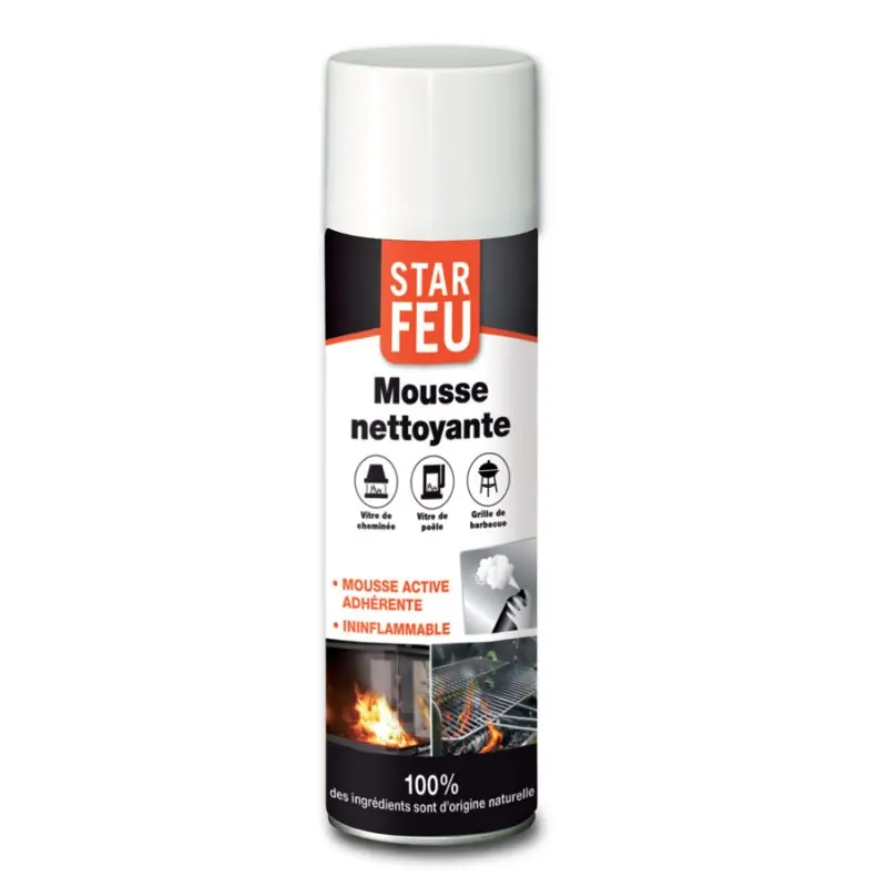 MOUSSE NETTOYANTE INSERTS 400 ML - STAR FEU Dernière Chance