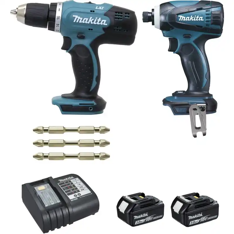 COFFRET PERCEUSE + VISSEUSE À CHOCS DLX2022SJ3 18V – MAKITA Prix Choc
