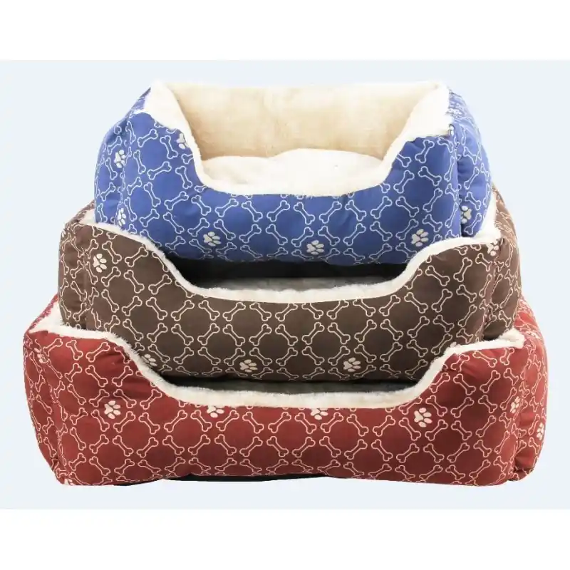 Offre Limitée CORBEILLE CARREE POUR CHIEN BLEUE 25P