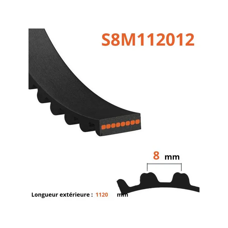 Produit De Marque Courroie de coupe autoportée Stiga S8M112012