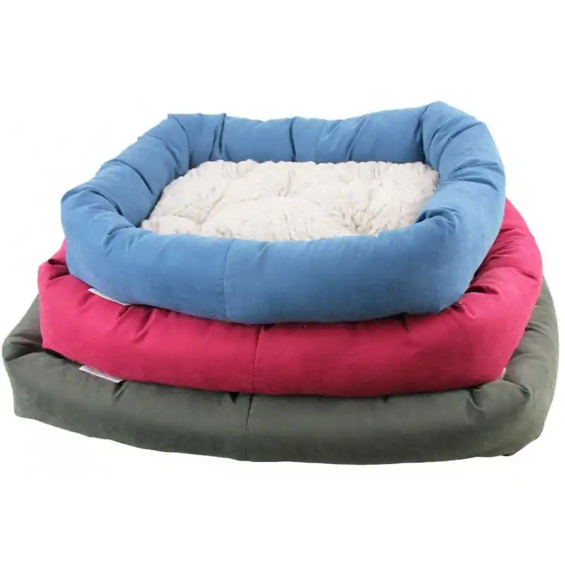 Promotion Saisonnière CORBEILLE POUR CHIEN VERTE UNIE T.L