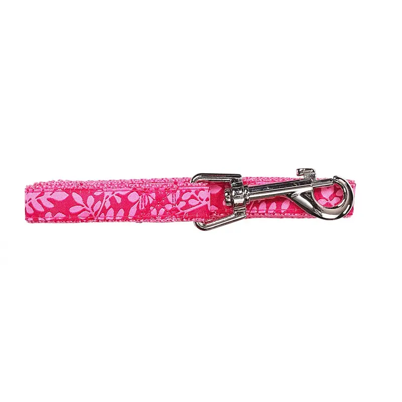 LAISSE CHIEN ROSE S 1.2M 15MM Solde