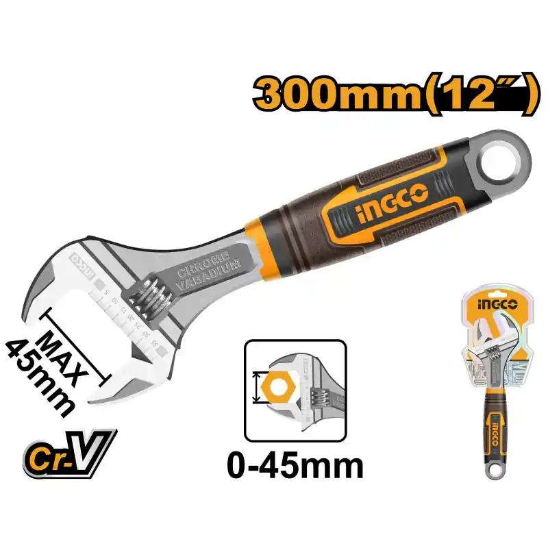Offre Du Jour CLÉ A MOLETTE 300MM – INGCO