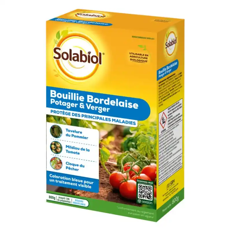 Expédié Aujourd&rsquo;hui Bouillie Bordelaise Colorée 800g – anti maladies solabiol pour plantes