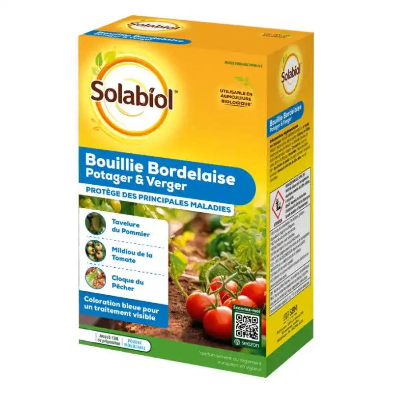 Offre Spéciale Bouillie Bordelaise Colorée 500g – Traitement solabiol pour plantes