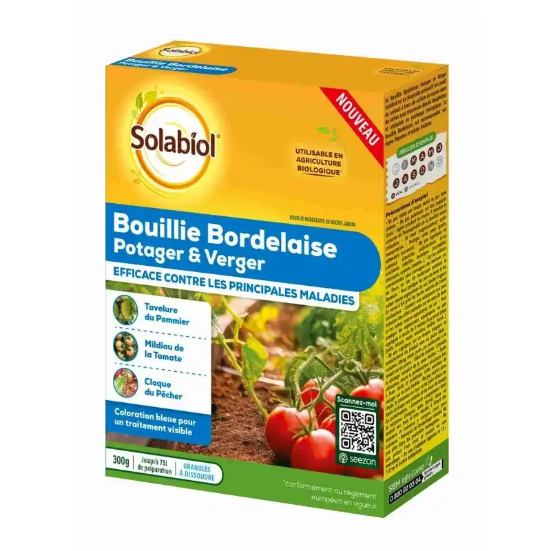 Bouillie Bordelaise Colorée 300g – Pour traiter les plantes – SOLABIOL Must-Have