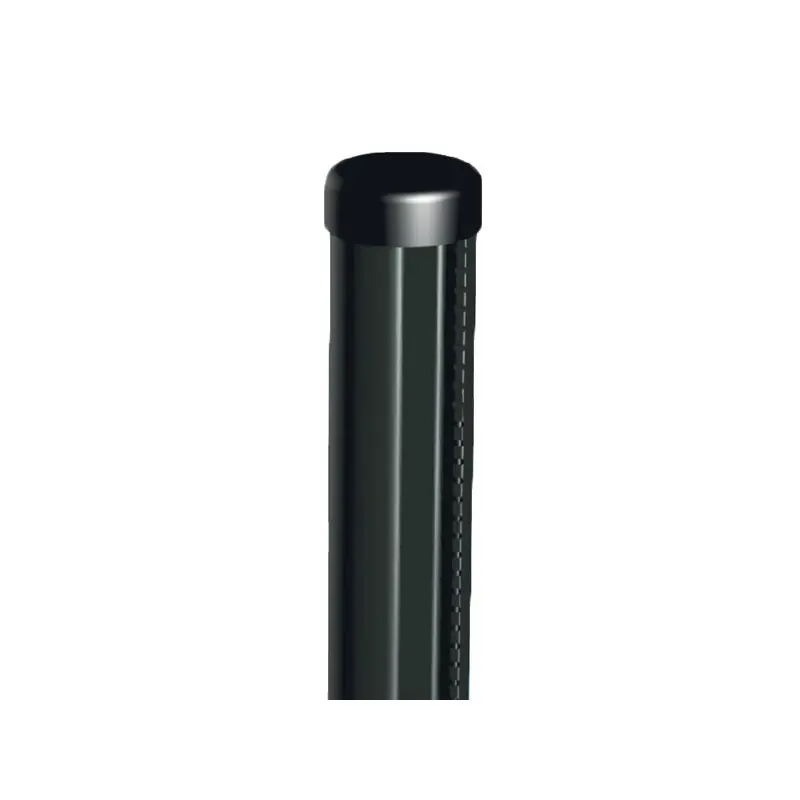 POTEAU "TUBOGRAF" 2.33M GRIS POUR PANNEAU 1.92M - D.48 - KICLO Offre Exclusive