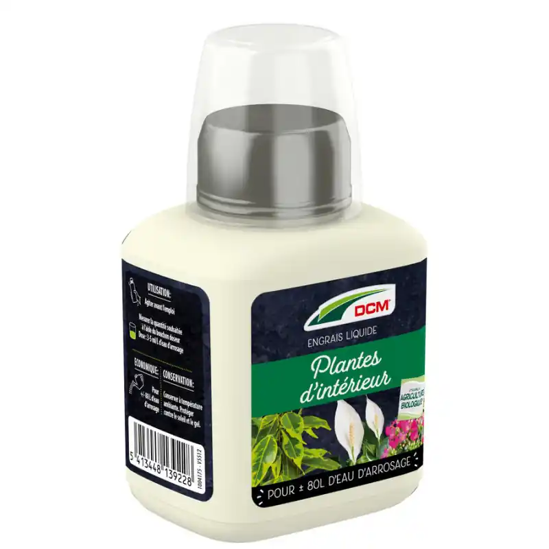 Offre Exclusive Engrais Liquide pour Plantes d‘Intérieur - 0,25 L , Nutrition Optimale pour Vos Vertes - DCM