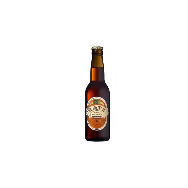 BIÈRE AMBRÉE ARTISANALE 33CL – RATZ Usine Directe