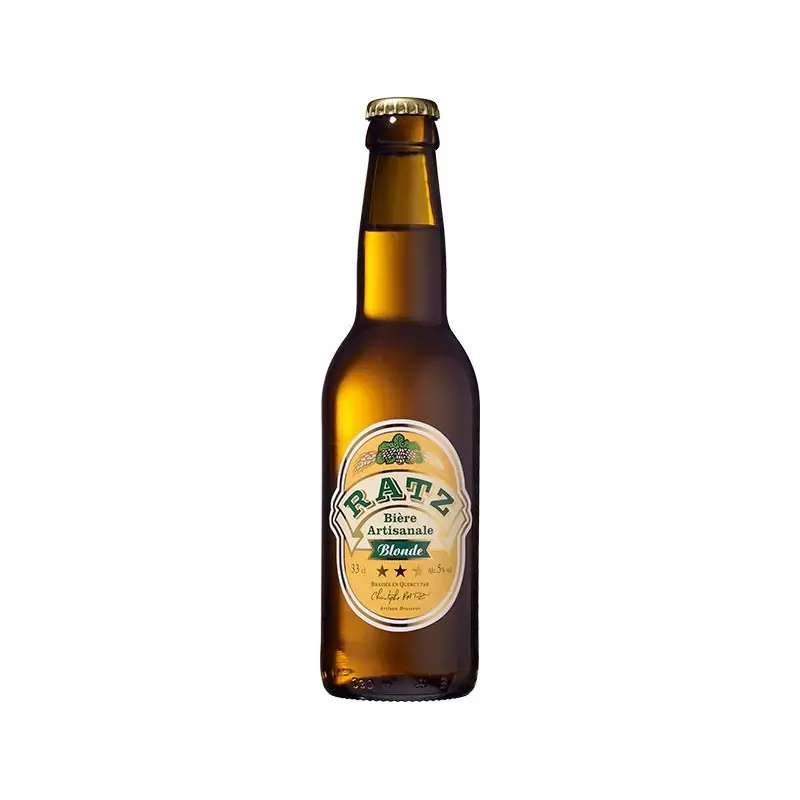 BIÈRE BLONDE ARTISANALE 33CL – RATZ Livraison Express