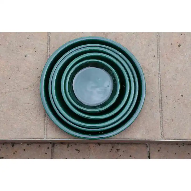 Promotion Soucoupe jade d27, poterie d‘albi, fait à la main