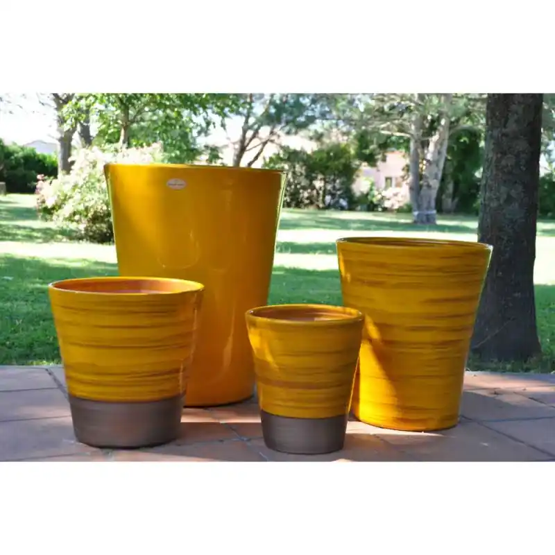 Pot sydney ibiza sunshine d37 h44, poterie d‘albi artisanale Super Prix