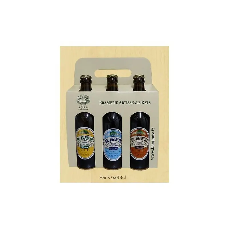 Réduction PACK 6 BIÈRES 33 CL – RATZ