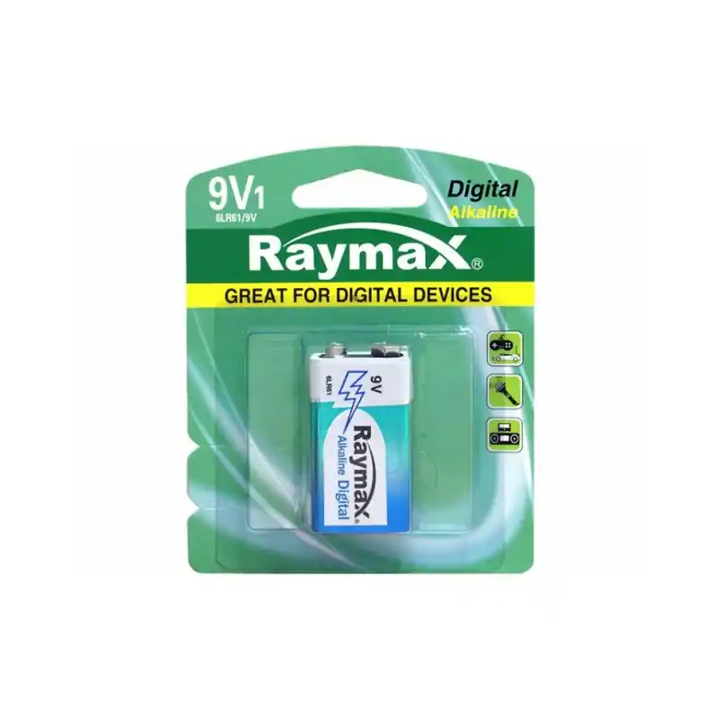 PILE RAYMAX DIGITAL 6LR61 9V X1 Nouvelle Collection