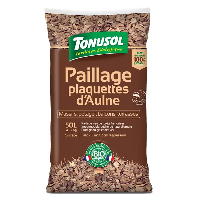 Seulement Aujourd'hui Paillage plaquettes d’aulne 50 l