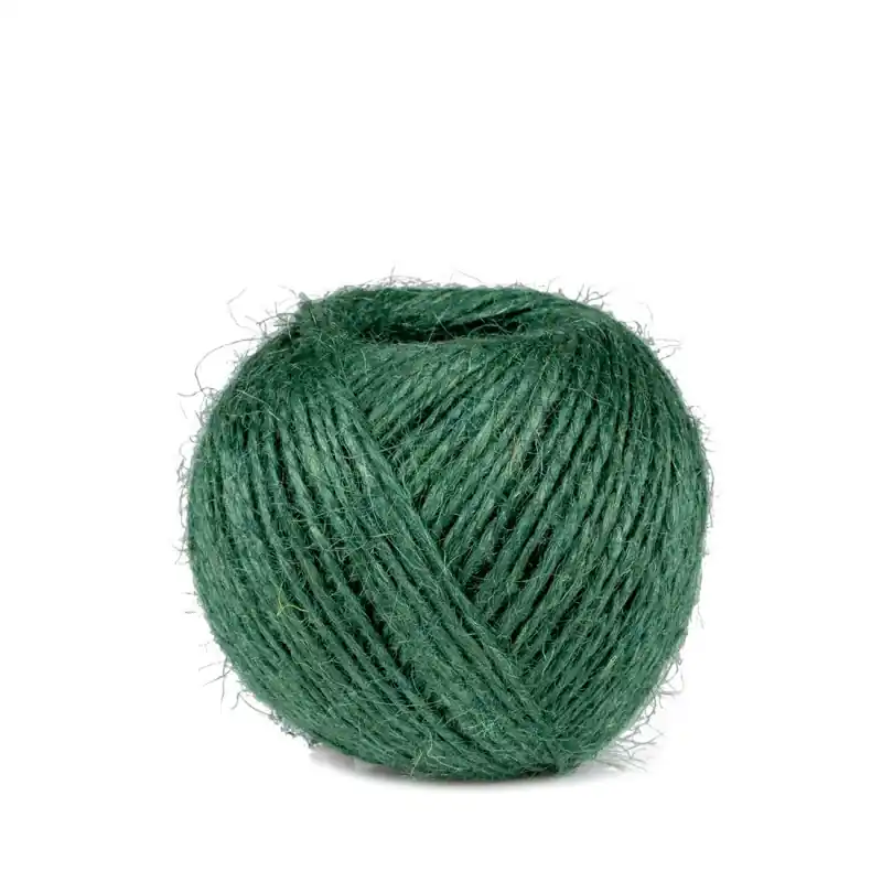 Certifié Pelote de jute 150m menthe écologique pour artisanat et jardin