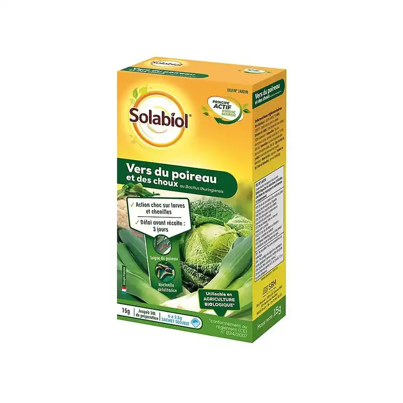 Commander Maintenant Vers de Poireau et Choux 15g -Traitement pour Plantes
